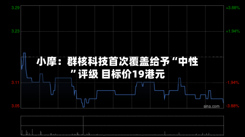 小摩：群核科技首次覆盖给予“中性”评级 目标价19港元-第3张图片