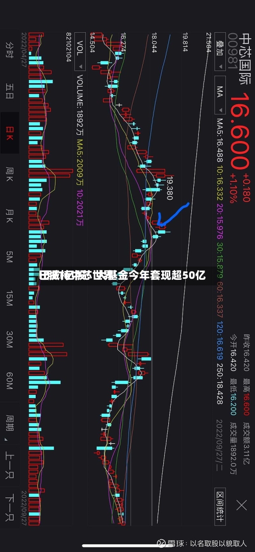 已减持中芯世界H股1亿股！大基金今年套现超50亿