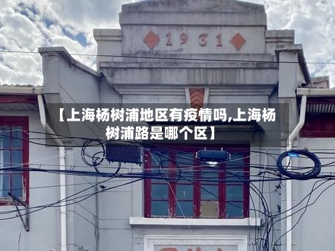 【上海杨树浦地区有疫情吗,上海杨树浦路是哪个区】-第2张图片