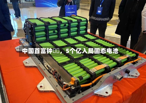 中国首富钟睒睒，5个亿入局固态电池