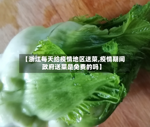 【浙江每天给疫情地区送菜,疫情期间政府送菜是免费的吗】