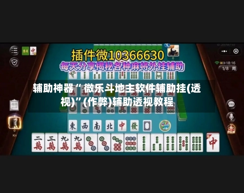 辅助神器“ 微乐斗地主软件辅助挂(透视)”(作弊)辅助透视教程-第2张图片