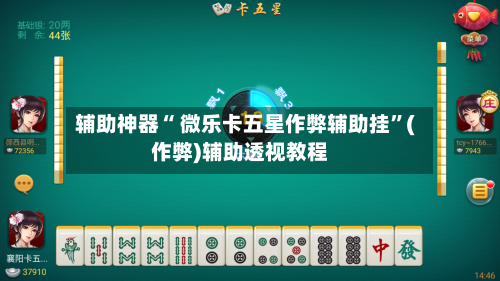 辅助神器“ 微乐卡五星作弊辅助挂”(作弊)辅助透视教程-第3张图片