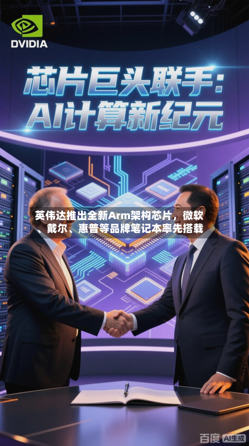 英伟达推出全新Arm架构芯片，微软、戴尔、惠普等品牌笔记本率先搭载
