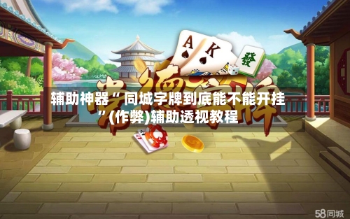 辅助神器“ 同城字牌到底能不能开挂”(作弊)辅助透视教程-第2张图片