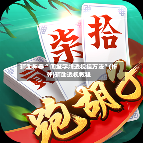 辅助神器“ 同城字牌透视挂方法”(作弊)辅助透视教程-第2张图片