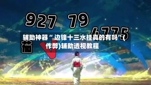辅助神器“ 边锋十三水挂真的有吗”(作弊)辅助透视教程-第2张图片