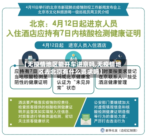 【无疫情地区能开车进京吗,无疫情地区去北京有什么要求吗】