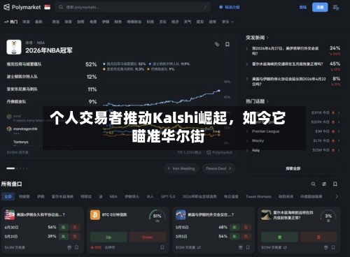 个人交易者推动Kalshi崛起，如今它瞄准华尔街-第3张图片