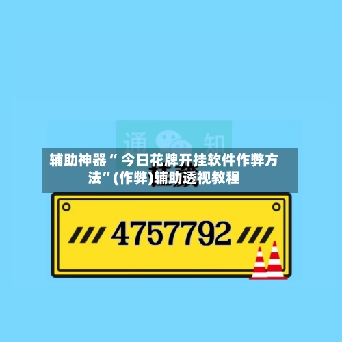 辅助神器“ 今日花牌开挂软件作弊方法”(作弊)辅助透视教程-第3张图片