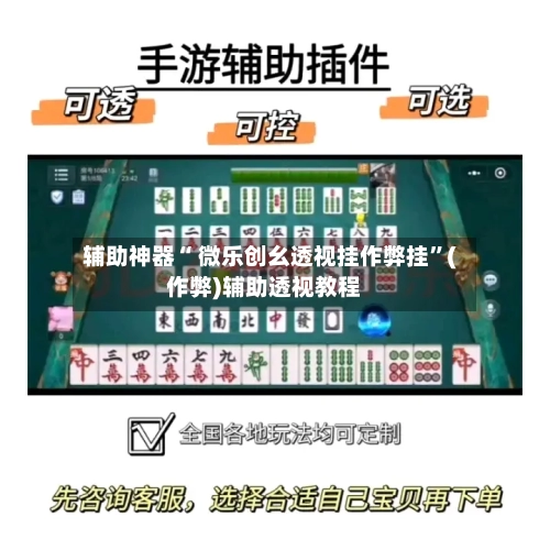 辅助神器“ 微乐创幺透视挂作弊挂”(作弊)辅助透视教程-第2张图片