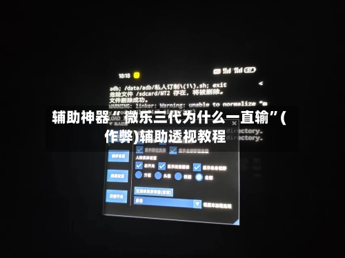 辅助神器“ 微乐三代为什么一直输”(作弊)辅助透视教程-第3张图片
