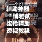 辅助神器“ 博雅贰柒拾辅助透视教程”(作弊)辅助透视教程-第3张图片