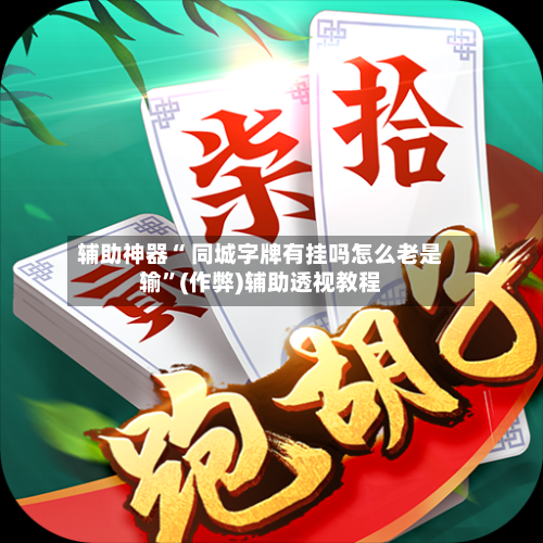 辅助神器“ 同城字牌有挂吗怎么老是输	”(作弊)辅助透视教程-第3张图片