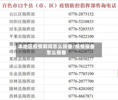 本地区疫情期间怎么报备/疫情报备怎么报备-第2张图片
