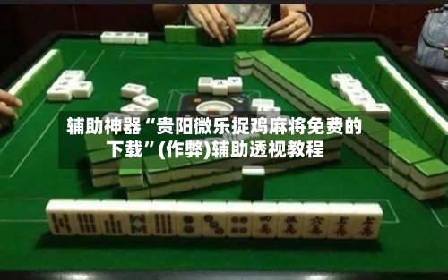 辅助神器“贵阳微乐捉鸡麻将免费的下载	”(作弊)辅助透视教程-第2张图片