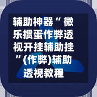 辅助神器“ 微乐掼蛋作弊透视开挂辅助挂	”(作弊)辅助透视教程-第2张图片